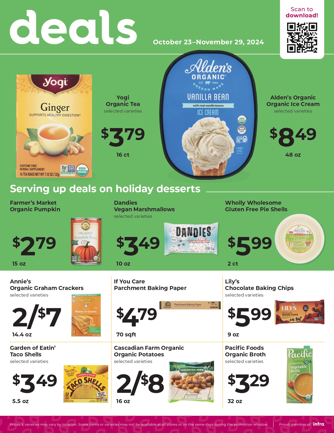 Ramona Family Naturals - monthly specials page 1