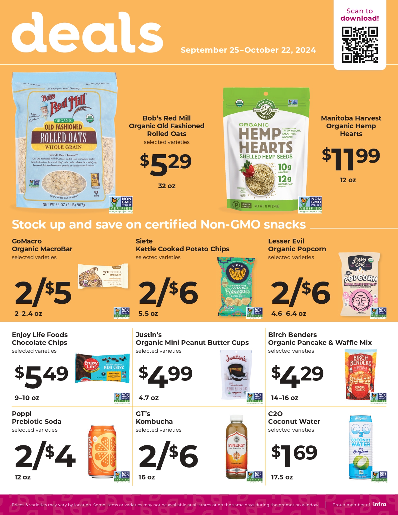 Ramona Family Naturals - monthly specials page 1