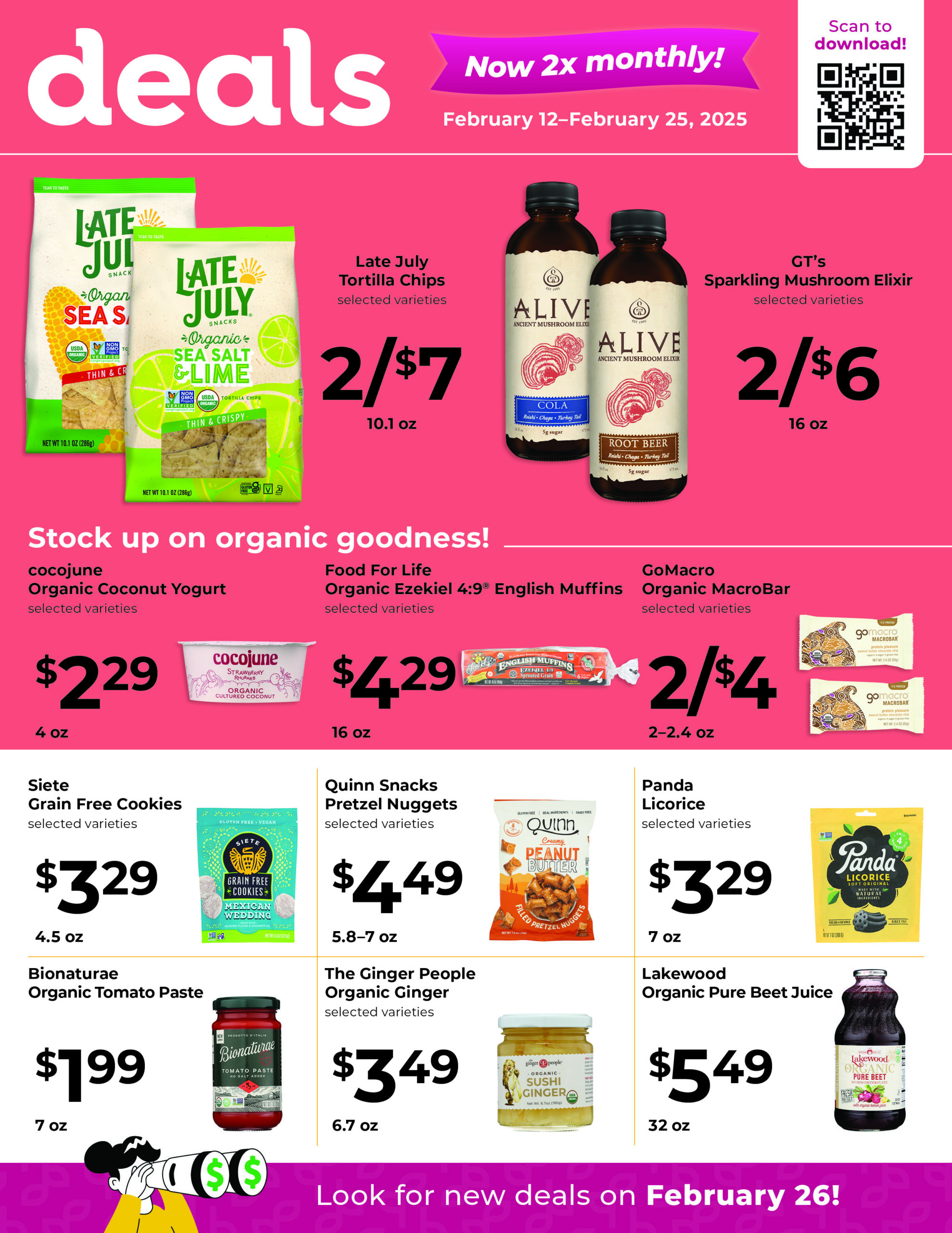 Ramona Family Naturals - monthly specials page 1